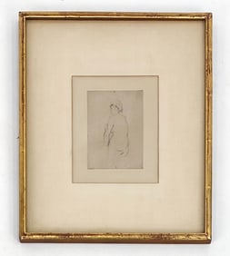 ATTR. BERTHE MORISOT NUDE ETCHING