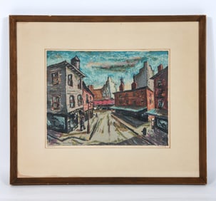 HARRY SHOULBERG (1903-1995) LITHOGRAPH