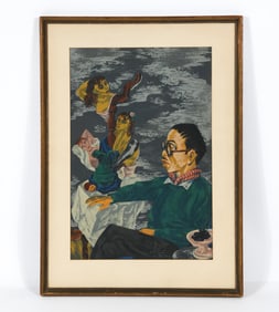 HARRY STERNBERG (1904-2001) SERIGRAPH