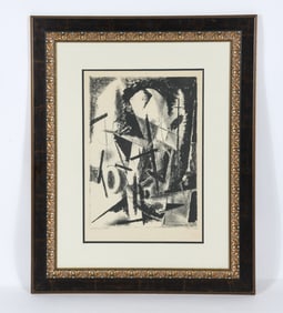 ROBERT BLACKBURN (1920-2003) ABSTRACT PRINT