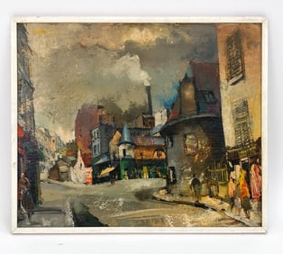OLIVIER FOSS (FRENCH, 1920-2002) PARISIAN SCENE