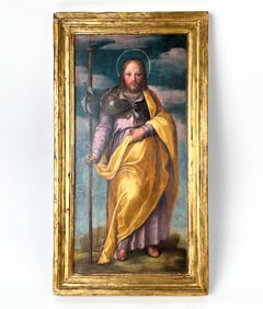 ITALIAN SCHOOL CIRCA 1550 OIL ON PANEL ST. JAMES