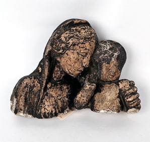 SECOND HALF 15TH C. ITALIAN MADONNA AND CHILD