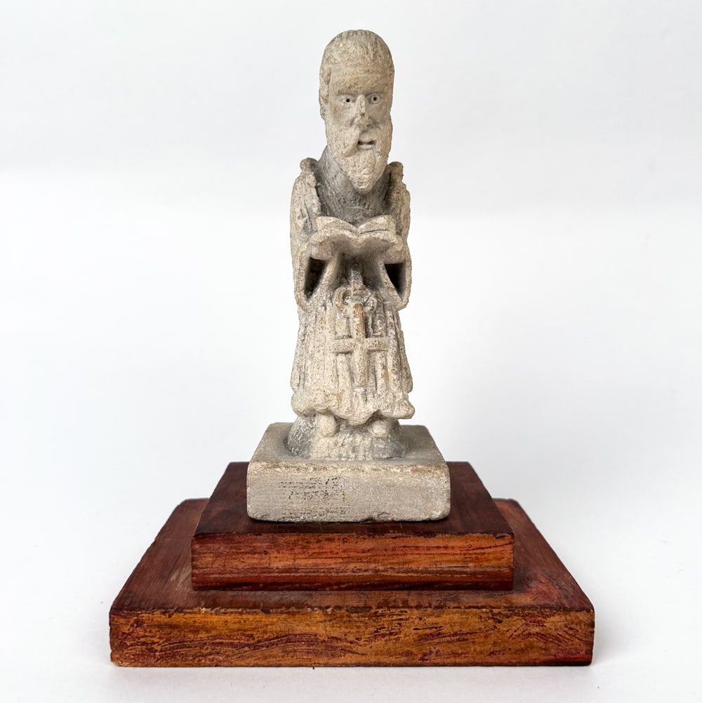 EARLY 16TH C. ENGLISH LIMESTONE APOSTLE (1 of 9)