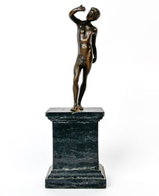 LATE 16TH C. NORTH ITALIAN STYLE BRONZE YOUTH