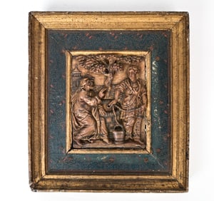 16TH/17TH C. MECHELEN ALABASTER RELIEF CARVING