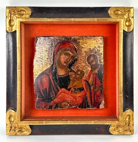 EARLY 16TH C. VENETO-CRETAN MADONNA & CHILD