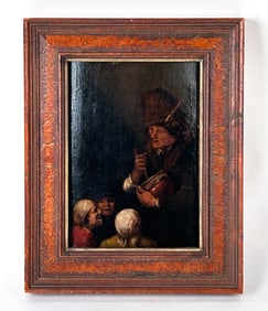 17TH C. DUTCH OIL ON PANEL