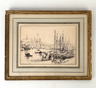 CLARA MONTALBA (BRITISH, 1842-1929) VENICE DRAWING