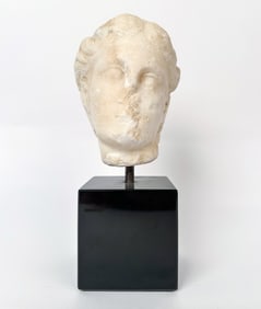 ROMAN MARBLE BUST OF FEMALE 1ST-3RD C.