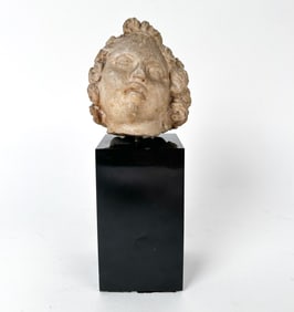 1ST/2ND C. ROMAN MARBLE HEAD OF YOUTH