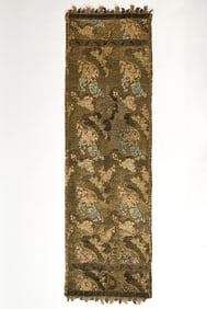 18TH C. BROCADE WITH EXTENSIVE BULLION