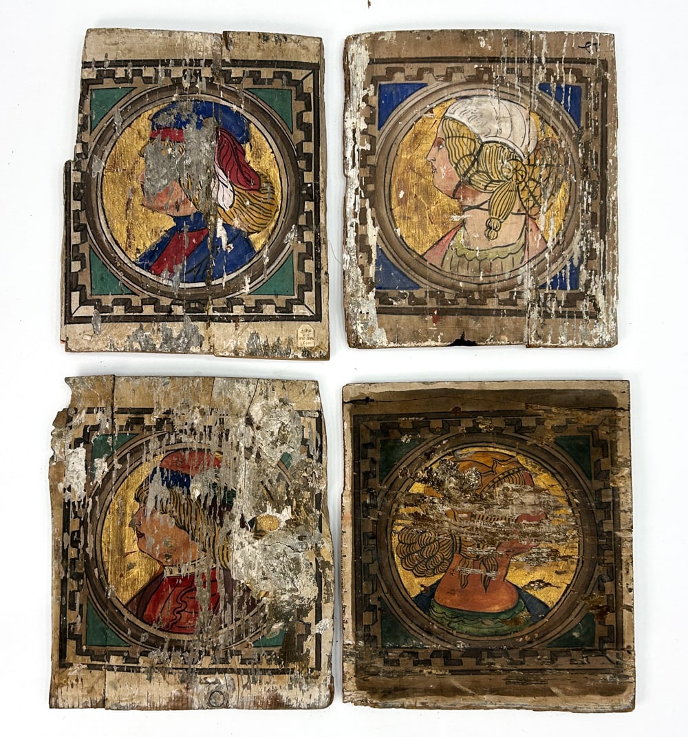 (4) ITALIAN RENAISSANCE CEILING PANELS (1 of 10)