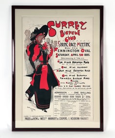 1895 BRITISH BICYCLE CLUB POSTER