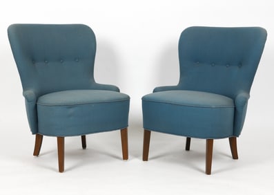 MANNER OF CARL MALMSTEN SWEDISH LOUNGE CHAIRS