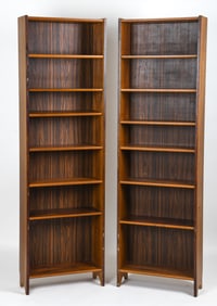 PAIR OF OMANN JUN STYLE ROSEWOOD BOOKCASES C.1960S