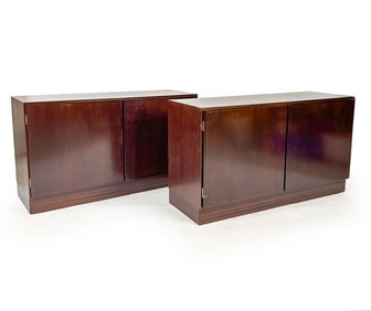 PAIR OF OMANN JUN ROSEWOOD CABINETS C. 1960S