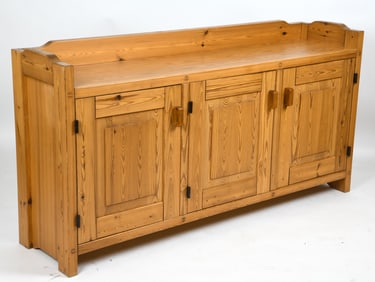 ROLAND WILHELMSSON STYLE PINE SIDEBOARD C. 1970S