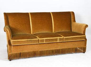 MID-CENTURY DANISH MOHAIR SOFA C. 1960S