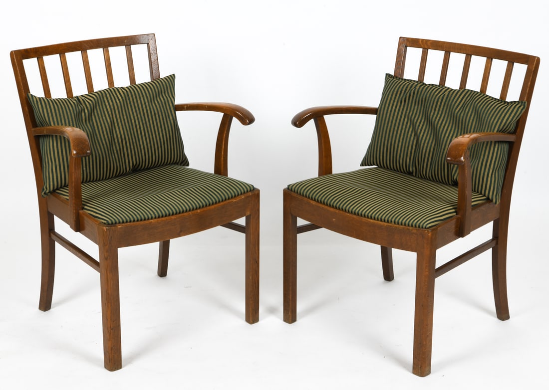 ATTR. FRITS HENNINGSEN DANISH ARMCHAIRS C. 1950S (1 of 15)