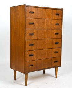 FALSTER STYLE DANISH TEAK CHEST OF DRAWERS 1960S