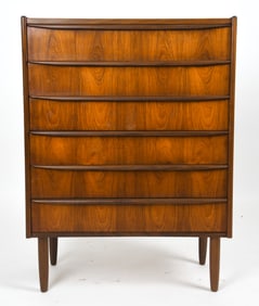 ATTR. DANFLEX DANISH TEAK CHEST OF DRAWERS 1960S