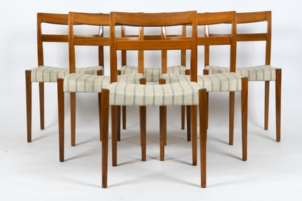 (6) NILS JONSSON FOR TROEDS SWEDISH DINING CHAIRS