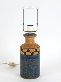 SOHOLM DANISH CERAMIC TABLE LAMP C. 1970S