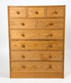 MANNER OF AKSEL KJERSGAARD PINE CHEST OF DRAWERS
