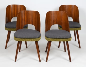 (4) OSWALD HAERDTL FOR TATRA NABYTOK DINING CHAIRS