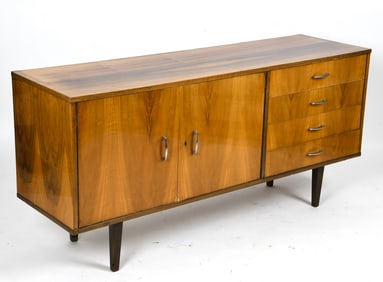 ATTR. ZIELONOGORSKIE POLISH WALNUT SIDEBOARD
