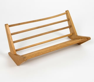 MID-CENTURY CZECHOSLOVAKIAN BEECH RACK C. 1960S