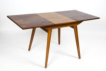 ATTR. LEWANDOWSKA MAHOGANY EXTENDING TABLE C.1970S