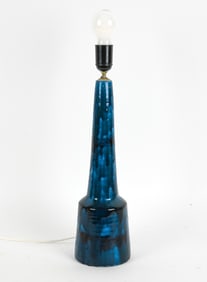 ATTR. HOLSTEIN DANISH CERAMIC TABLE LAMP C. 1960S