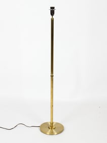 MID-CENTURY SCANDINAVIAN BRASS FLOOR LAMP C. 1960S