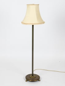 MID-CENTURY SCANDINAVIAN BRASS FLOOR LAMP C. 1960S