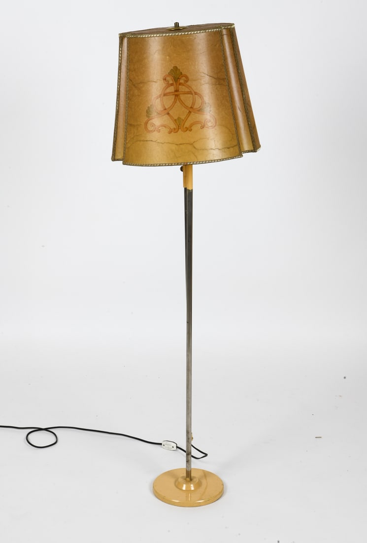 MID-CENTURY POLISH CHROME ADJUSTABLE FLOOR LAMP (1 of 8)