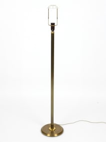 MID-CENTURY DANISH BRASS FLOOR LAMP C. 1960S