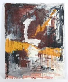 SCANDINAVIAN 20TH CENTURY ABSTRACT PAINTING O/C