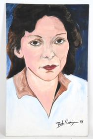 BOB CARIGNAN (AMERICAN) "MELANIE" 1984 PORTRAIT