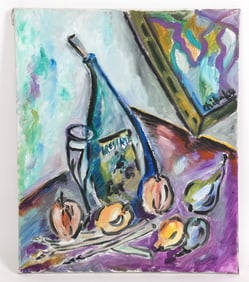 CHIKAKO KOSUGE (JAPAN) STILL LIFE PAINTING 1989