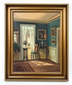 F. SVENDSEN (DANISH 1885-1975) "SUMMER DAY"