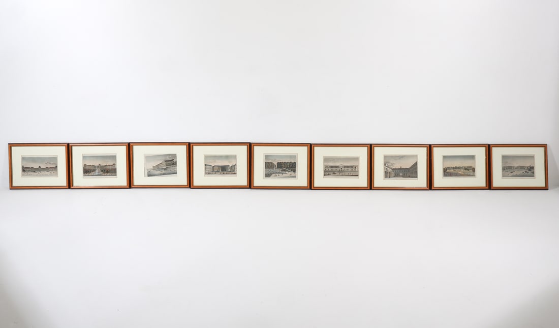 GROUPING OF FRENCH ARCHITECTURAL PRINTS (1 of 20)