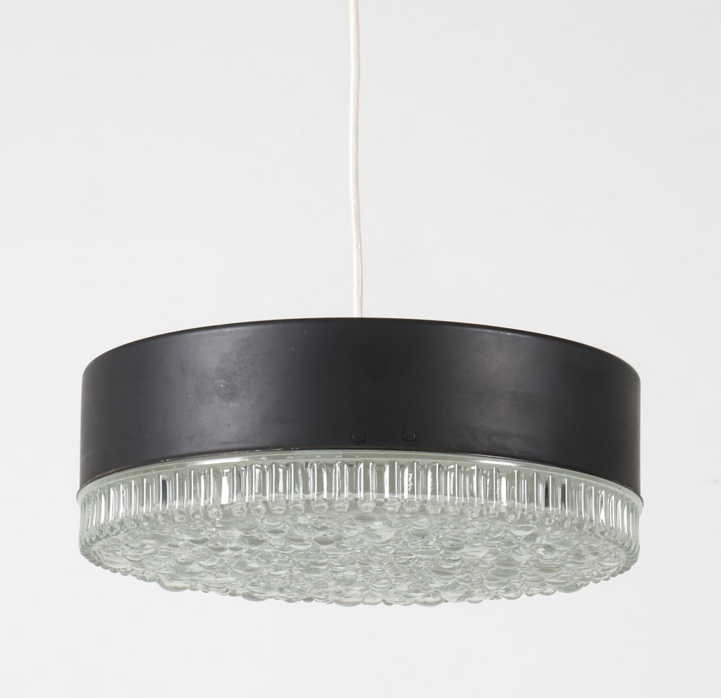 STAFF M. A230 GERMAN GLASS CEILING LIGHT C. 1960S (1 of 8)