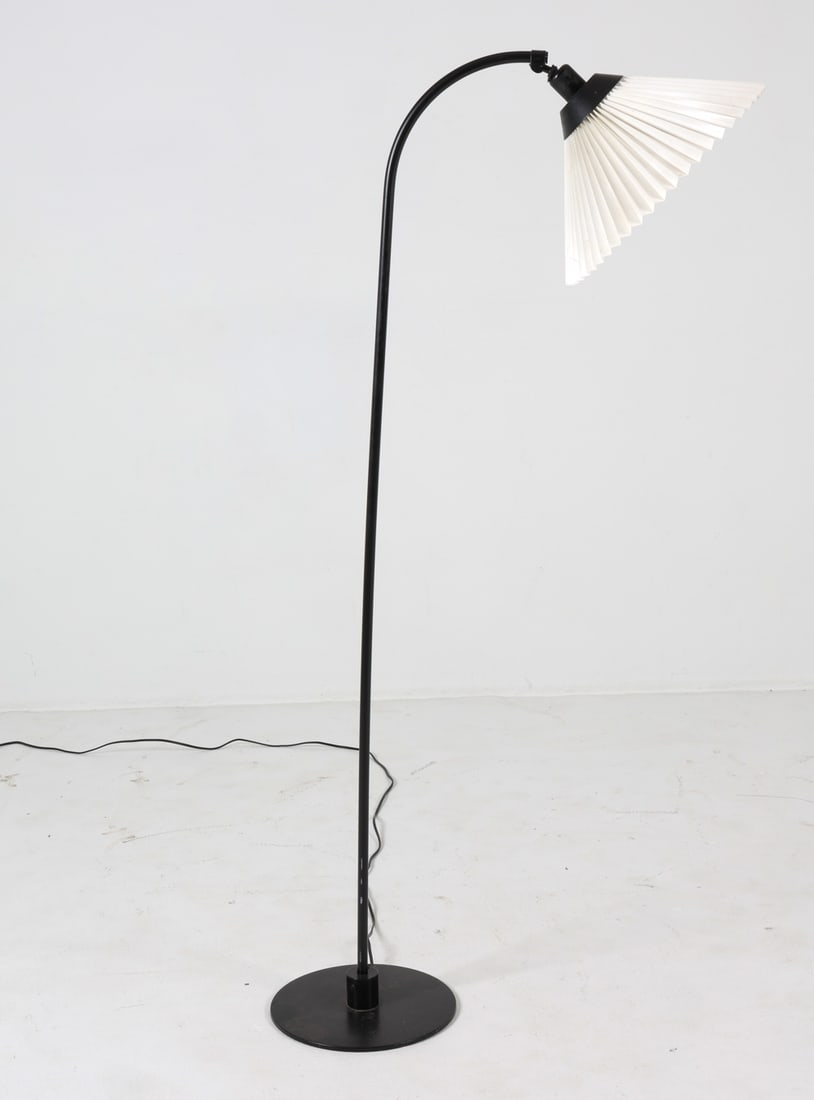 LE KLINT 368 DANISH STEEL FLOOR LAMP C. 1980S (1 of 9)