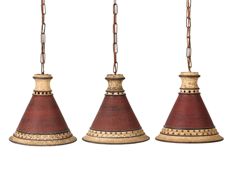 ATTR. PER ENGSTROM CERAMIC PENDANT LIGHT GROUPING (1 of 16)