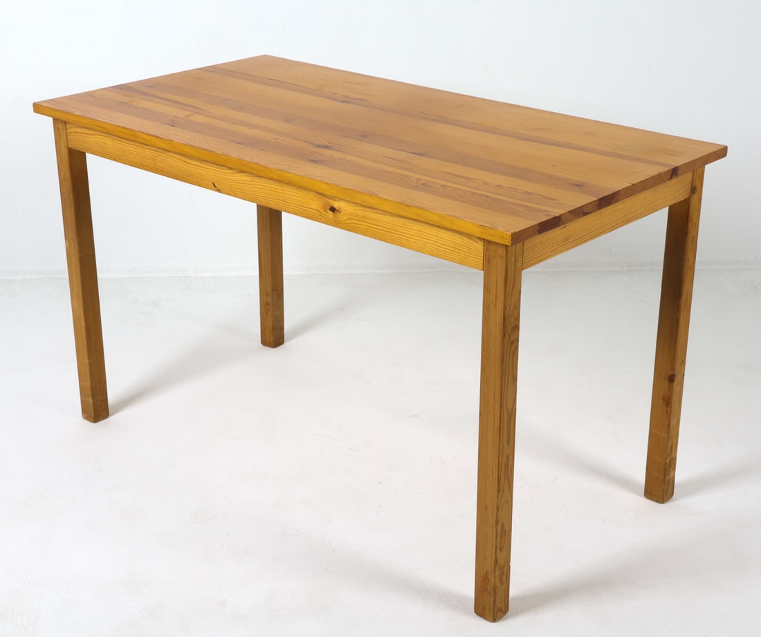 SWEDISH PINE DINING TABLE C. 1970S (1 of 12)