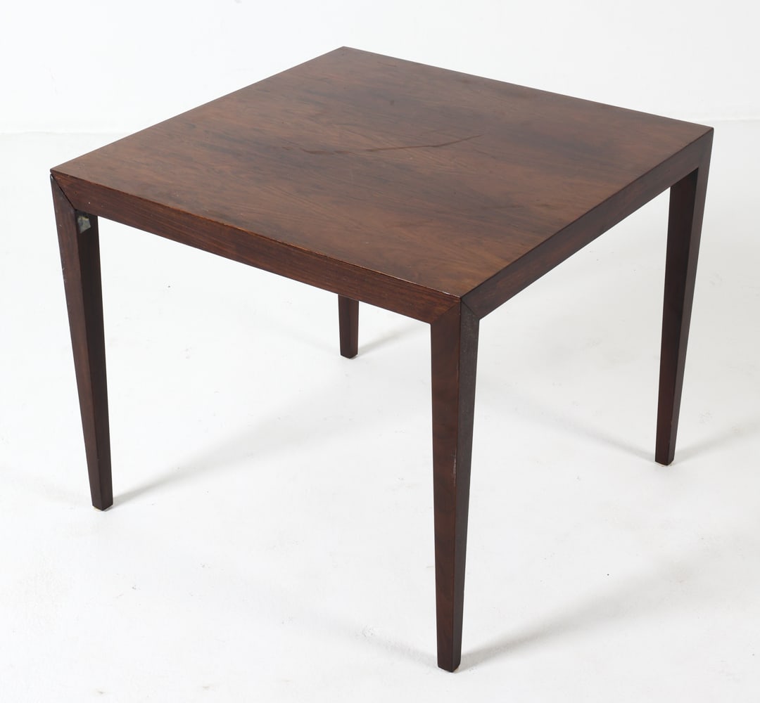 SEVERIN HANSEN ROSEWOOD SIDE TABLE C. 1960S (1 of 11)