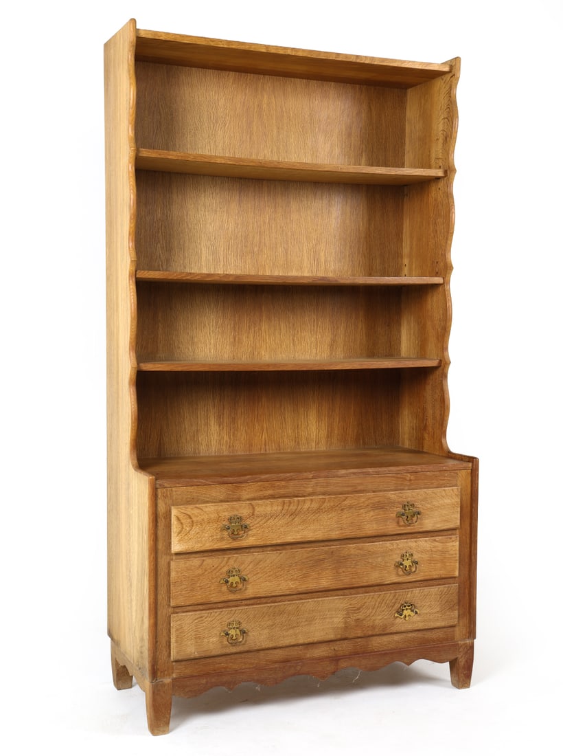 HENNING KJAERNULF STYLE OAK BOOKCASE C. 1970S (1 of 12)