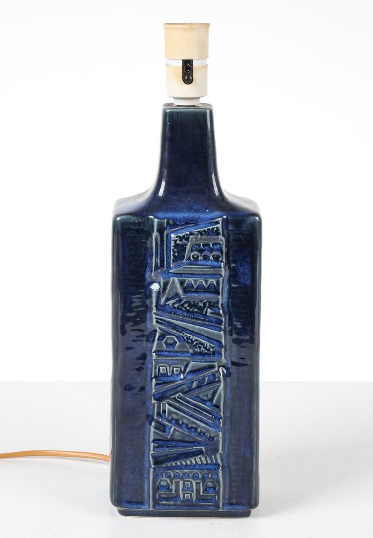 DESIREE STENTOJ DANISH CERAMIC LAMP 1970S (1 of 9)